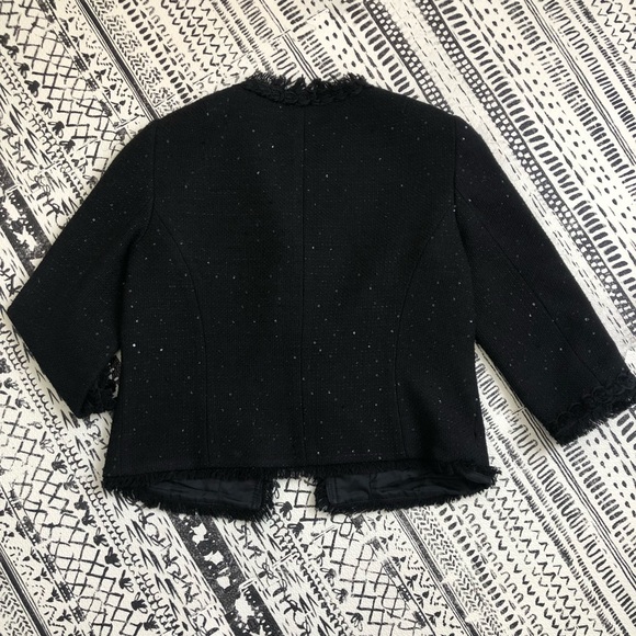 Trina Turk cropped sequins jacket - Picture 2 of 7